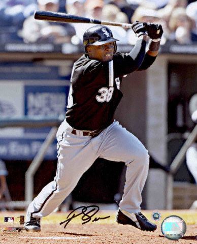 Pablo Ozuna Pablo Ozuna Chicago White Sox Batting Autographed 8x10