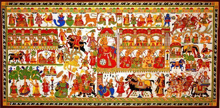 Pabuji Ki Phad Pabuji Ki Phad the folk painting practiced in Rajasthan depicting