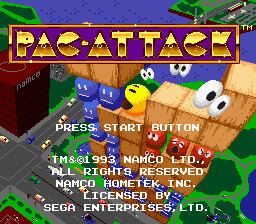 Pac-Attack Pac Attack Genesis