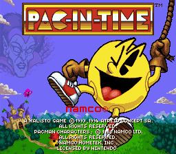 Pac-In-Time PacinTime USA ROM lt SNES ROMs Emuparadise