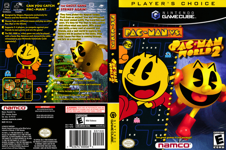 Pac-Man Vs. PRJE01 PacMan vs