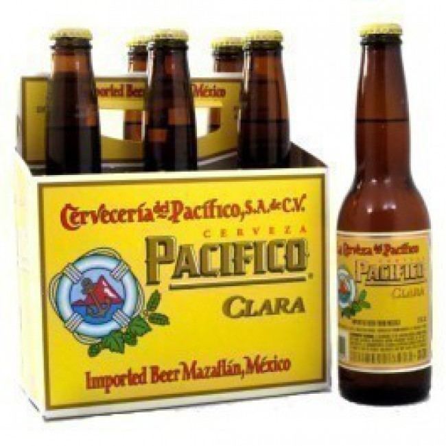 Pacífico (beer) Clara Mexican Beer Bottles
