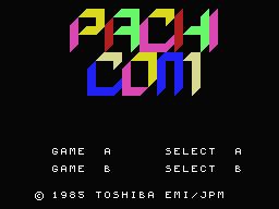 Pachicom Pachi Com MSX The Cutting Room Floor