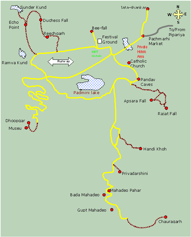 Pachmarhi Tourist places in Pachmarhi