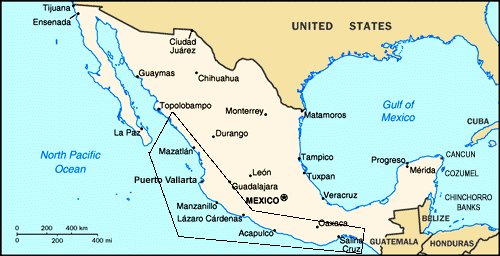Pacific Coast of Mexico Mexico Pacific Coast Scuba Diving Dive Centers Resorts Hotels and