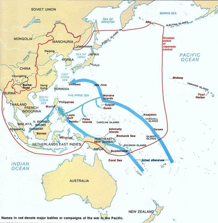 Pacific Ocean theater of World War II - Alchetron, the free social  encyclopedia