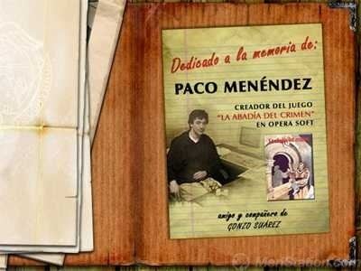 Paco Menéndez Reportaje Paco Menndez y La Abada del Crimen MeriStationcom