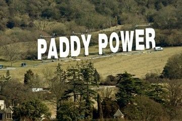 Paddy Power Cleeve Hill Sign