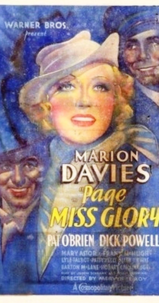 Page Miss Glory (1935 film) Page Miss Glory 1935 IMDb