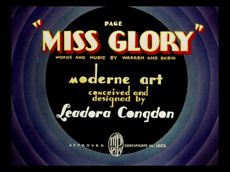 Page Miss Glory (1936 film) httpsuploadwikimediaorgwikipediacommons33