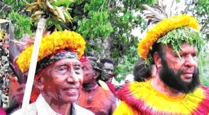 Paias Wingti Papua New Guinea 2012 National Elections WINGTI AND SIR J