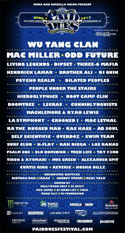 Paid Dues Paid Dues Festival Full LineUp Announced Okayplayer Okayplayer