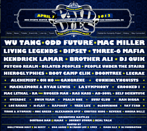 Paid Dues Win Tickets to Paid Dues with WuTang Doomtree Brother Ali amp More