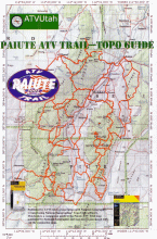 A guide map to the Paiute ATV Trail