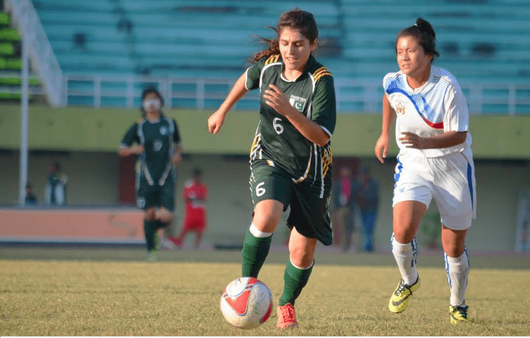 Pakistan women's national football team National Women Football Team Won Match against Bhuttan Gilgit