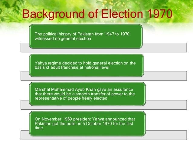 Pakistani general election, 1970 httpsimageslidesharecdncompakistangeneralele