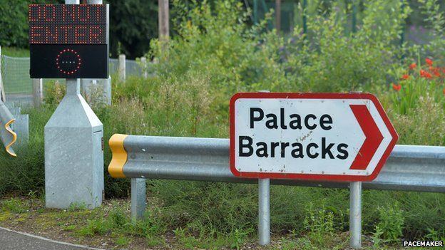 Palace Barracks, Holywood Palace Barracks Van explosion a 39possible firebomb39 BBC News