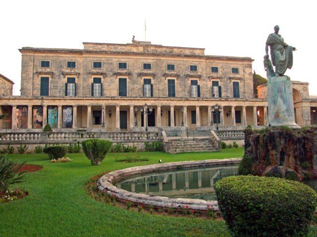 Palace of St. Michael and St. George Taverna Savvas Corfu Sightseeing