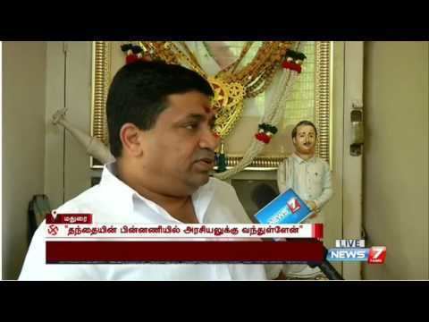 Palanivel Thiagarajan wearing white polo in one of his interviews