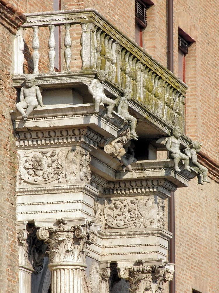 Palazzo Prosperi-Sacrati, Ferrara FilePalazzo Prosperi Sacrati balcony Ferrarajpg Wikimedia