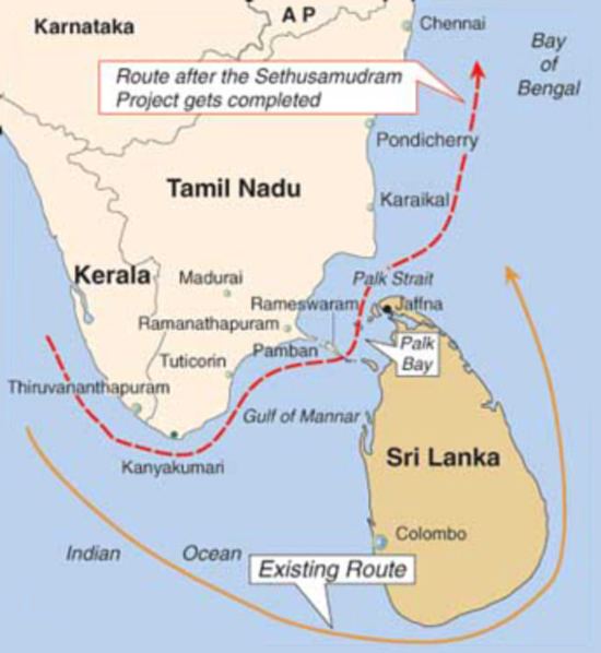 Palk Strait What is the name of the strait between India and Srilanka Yahoo