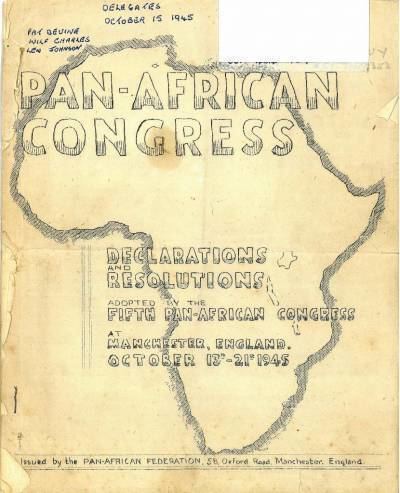Pan-African Congress WCML Pan African Congress International