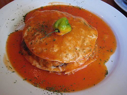 Pan de cazón Campeche Style Pan de Cazon Shredded fish amp Black beans Tortilla