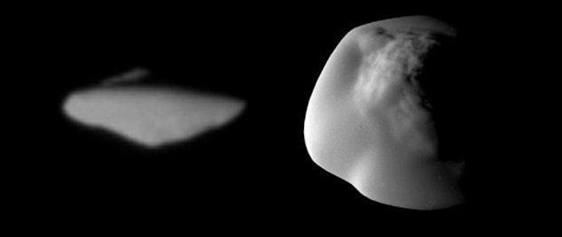 Pan (moon) Saturn39s UFO moons Bizarrelyshaped Pan and Atlas baffle scientists
