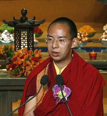 Panchen Lama Panchen Lama delivers first speech outside Chinese mainland Rediff