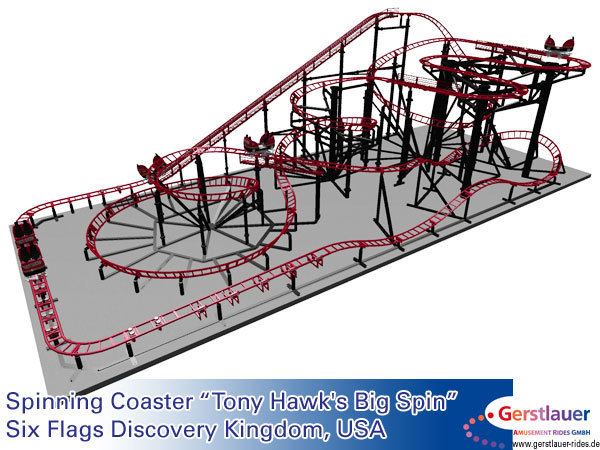 Pandemonium (roller coaster) Tony Hawk39s Big Spin Gerstlauer Amusement Rides