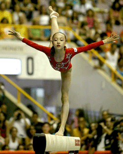 Pang Panpan Pang Panpan An Eastern Beauty in Gymnastics All China Womens