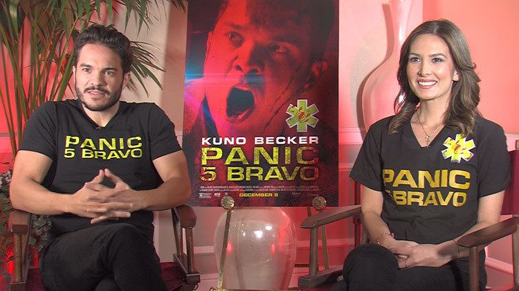 Panic 5 Bravo PANIC 5 BRAVO Entrevista Exclusiva a Kuno Becker y Aurora Papile