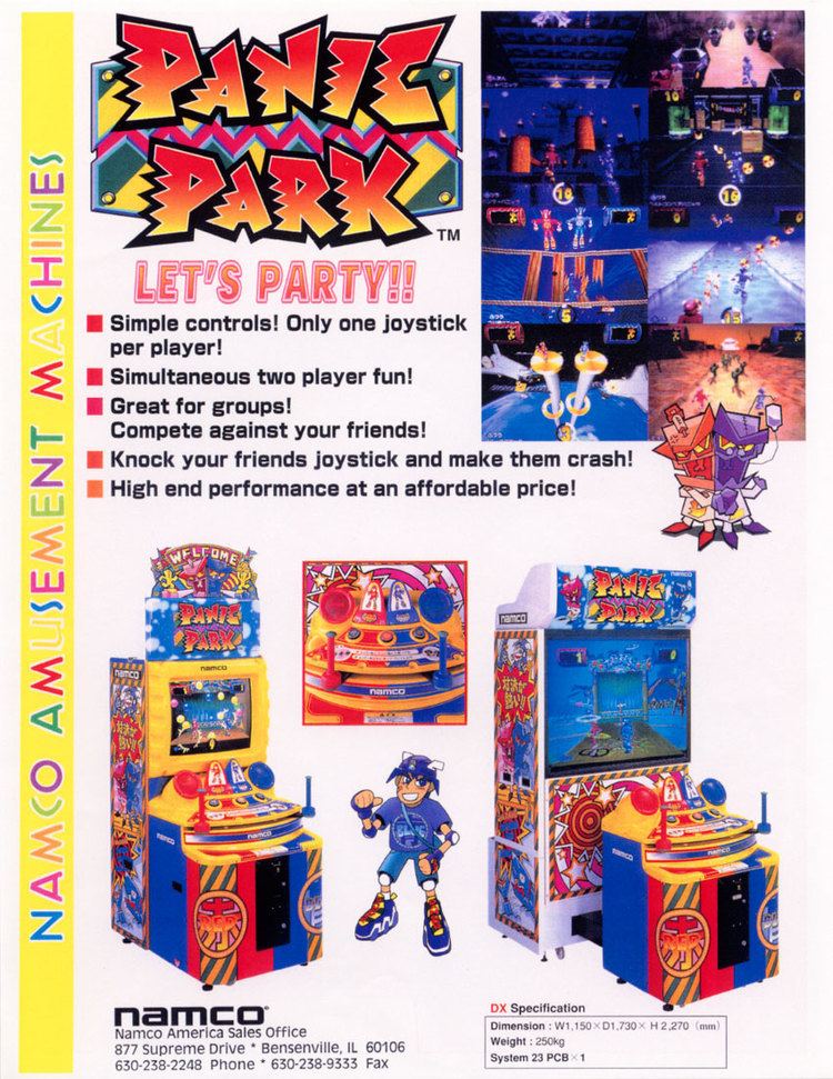 Panic Park The Arcade Flyer Archive Video Game Flyers Panic Park Namco