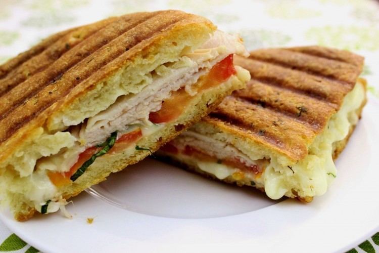 Panini (sandwich) Turkey Caprese Panini Sandwich Olga39s Flavor Factory