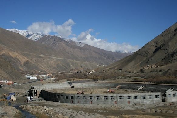 An infrastructure located at Panjshir Valley.