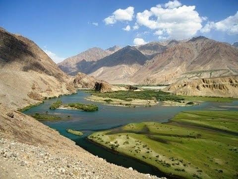 The landscape of Panjshir Valley in Northeastern Afghanistan.