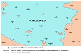 Pannonian Sea Pannonian Sea Wikipedia