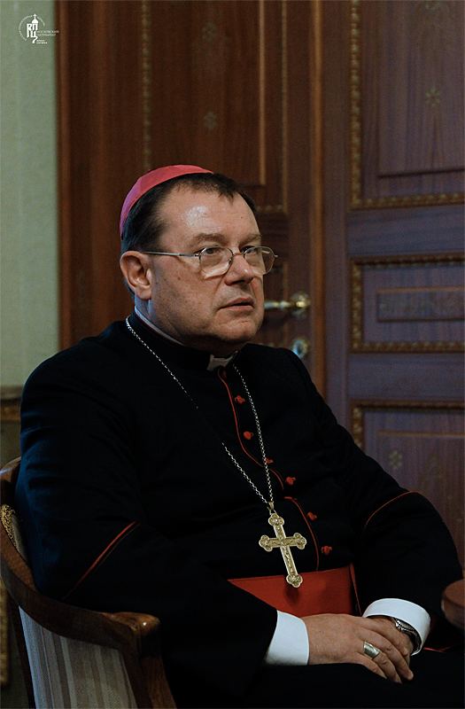 Paolo Pezzi Patriarch Kirill meets with ordinary of Catholic