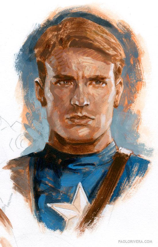 Paolo Rivera Snazzy CAPTAIN AMERICA THE FIRST AVENGER crew poster by