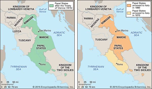 Papal States Papal States historical region Italy Britannicacom