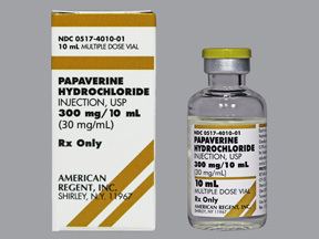 Papaverine papaverine injection Uses Side Effects Interactions Pictures
