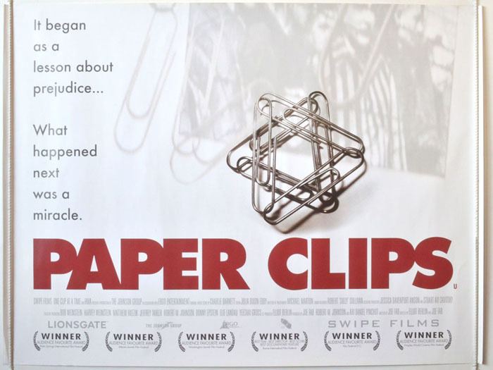 Paper Clips (film) At the Cinema Paper Clips The Blog of Litwits