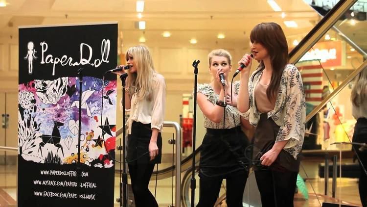 Paper Dolls (band) New girl band Paper Doll perform at Merry Hill YouTube
