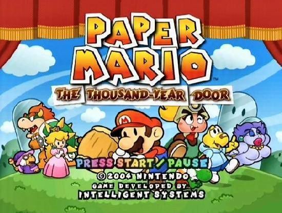 Paper Mario: The Thousand-Year Door Game Paper Mario The ThousandYear Door GameCube 2004 Nintendo