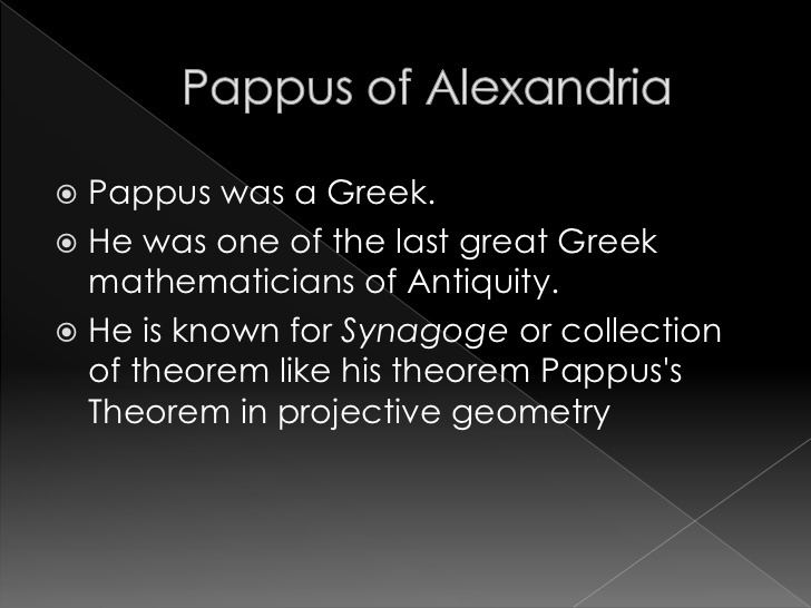 Pappus of Alexandria pappus2728jpgcb1309442830