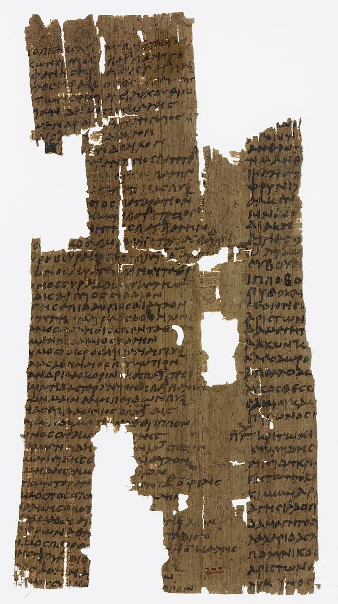 Papyrus Oxyrhynchus 222