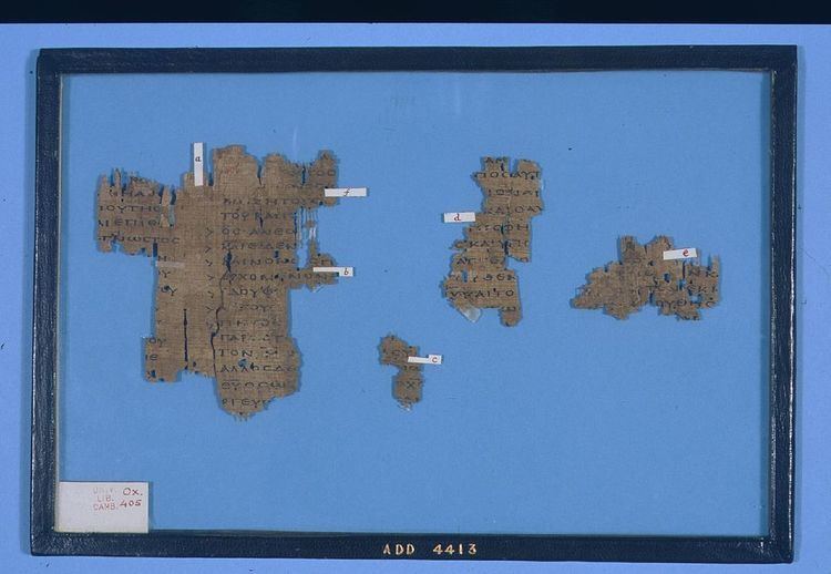 Papyrus Oxyrhynchus 405