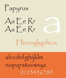 Papyrus (typeface) Papyrus typeface Wikipedia