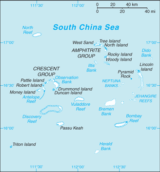 Paracel Islands The World Factbook Central Intelligence Agency