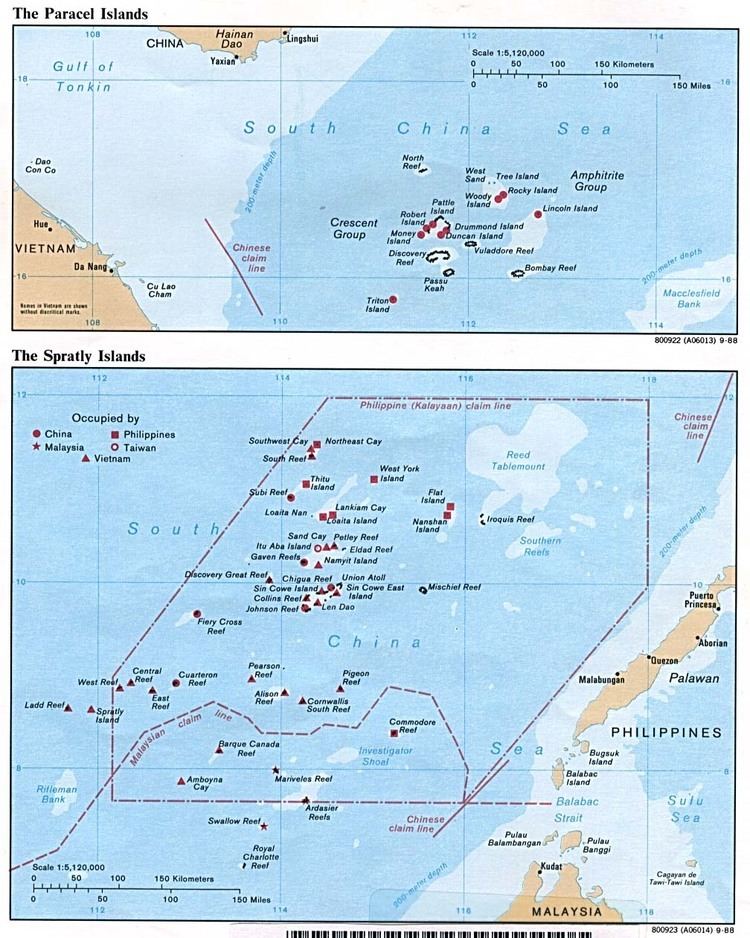 Paracel Islands Paracel and Spratly Islands